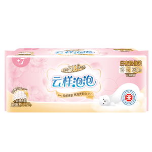 Goodcare+7®云样泡泡柔棉日夜超值装卫生巾30片装